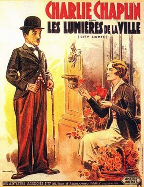 affiche du film "les lumières de la ville"