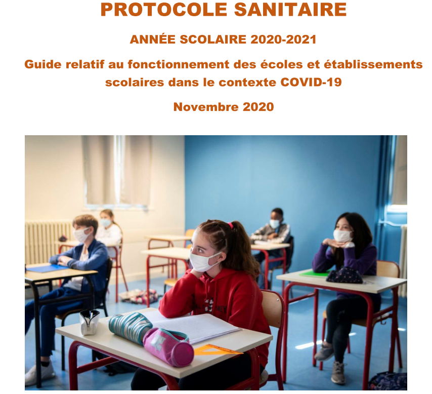 Protocole sanitaire nov. 2020