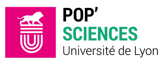 Le logo de Pop'Sciences Université de Lyon